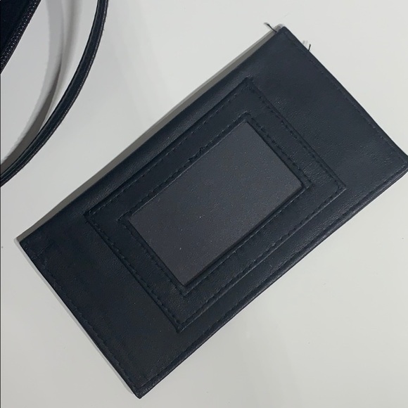 Vintage Carry All Vegan Leather Rosetti Crossbody bag black solid travel bag - Picture 4 of 5